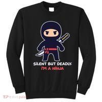 Silent But Deadly I'm A Ninja Sweatshirt thumb 0