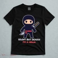Silent But Deadly I'm A Ninja T-Shirt thumb 5