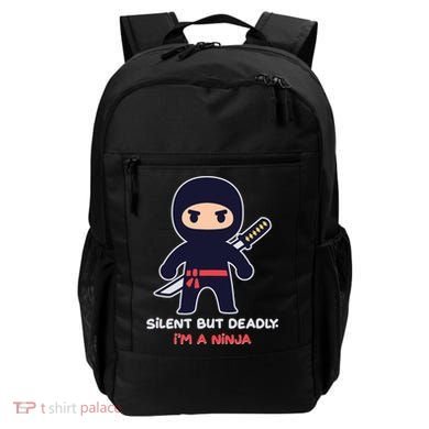 Silent But Deadly I'm A Ninja Backpack