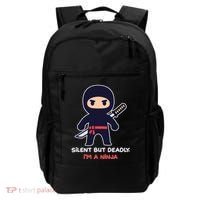 Silent But Deadly I'm A Ninja Backpack thumb 0