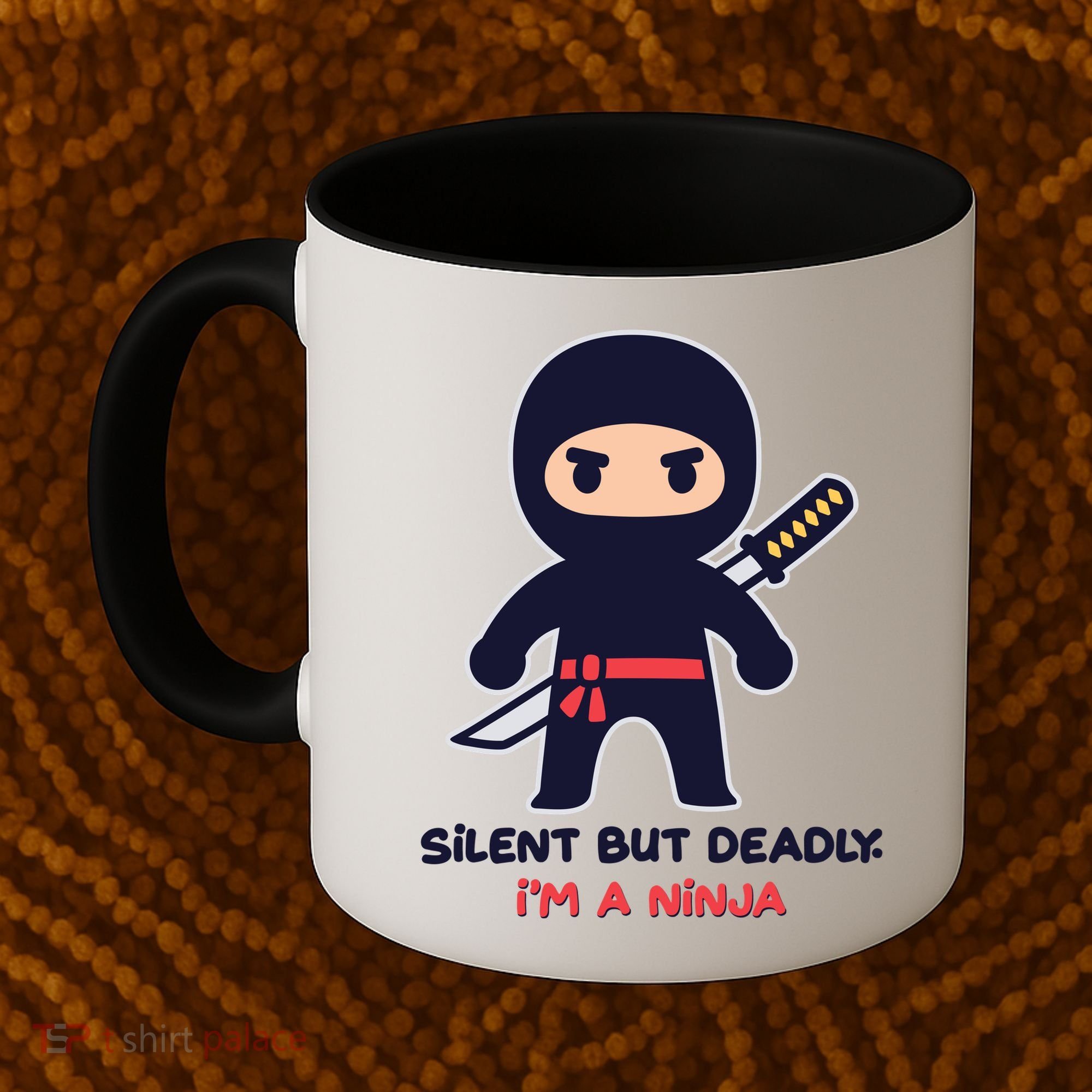 Silent But Deadly I'm A Ninja Coffee Mug