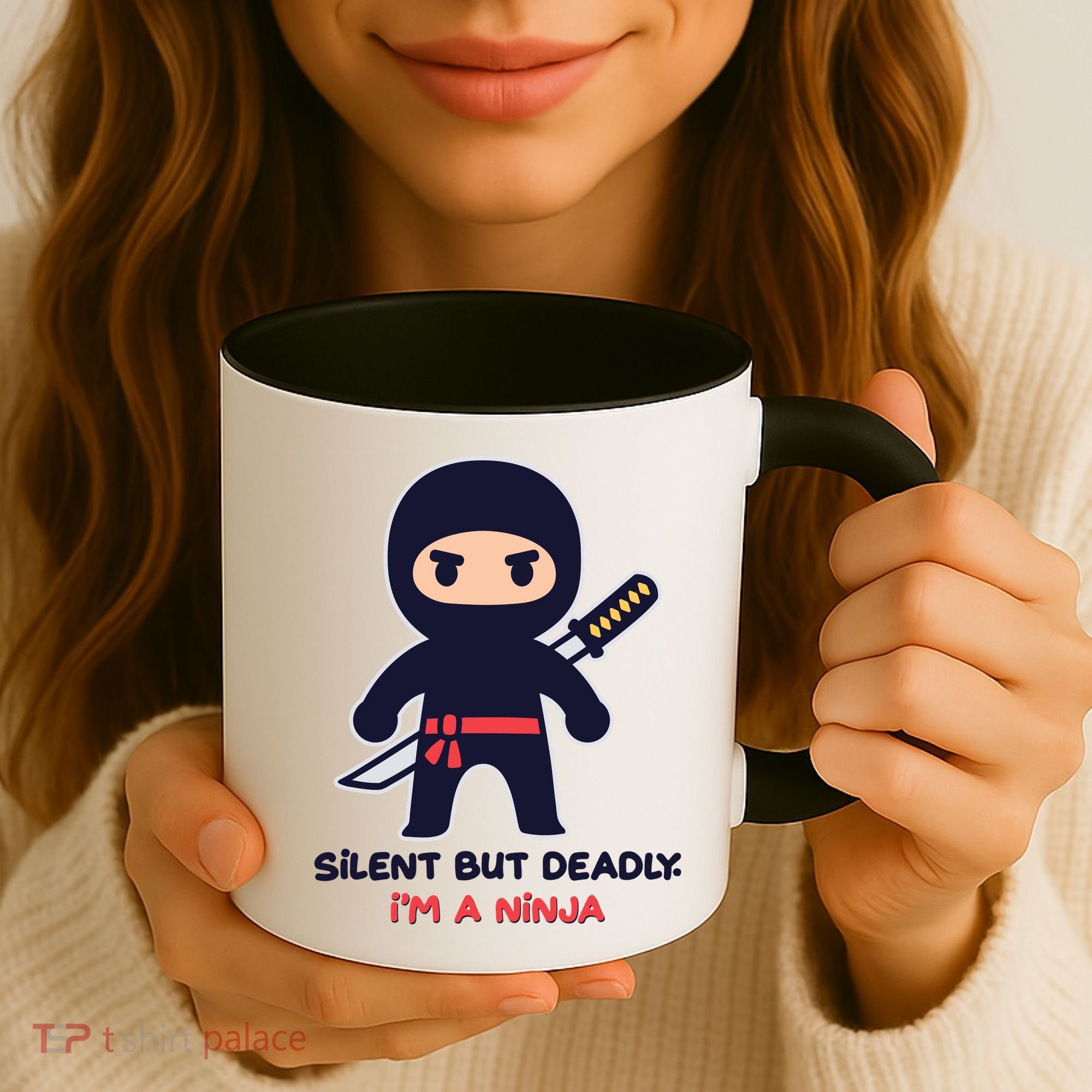 Silent But Deadly I'm A Ninja Coffee Mug