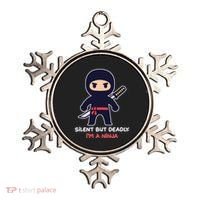 Silent But Deadly I'm A Ninja Ornament thumb 0