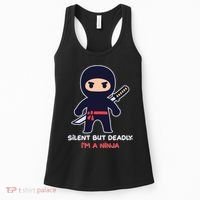 Silent But Deadly I'm A Ninja Women's Tank Top thumb 0