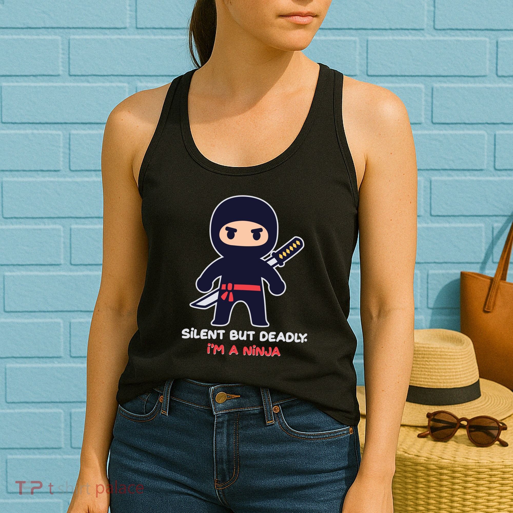 Silent But Deadly I'm A Ninja Women's Tank Top