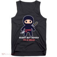 Silent But Deadly I'm A Ninja Tank Top thumb 0