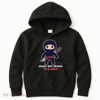Silent But Deadly I'm A Ninja Kids Hoodie thumb 0