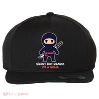 Silent But Deadly I'm A Ninja Wool Snapback Cap thumb 0