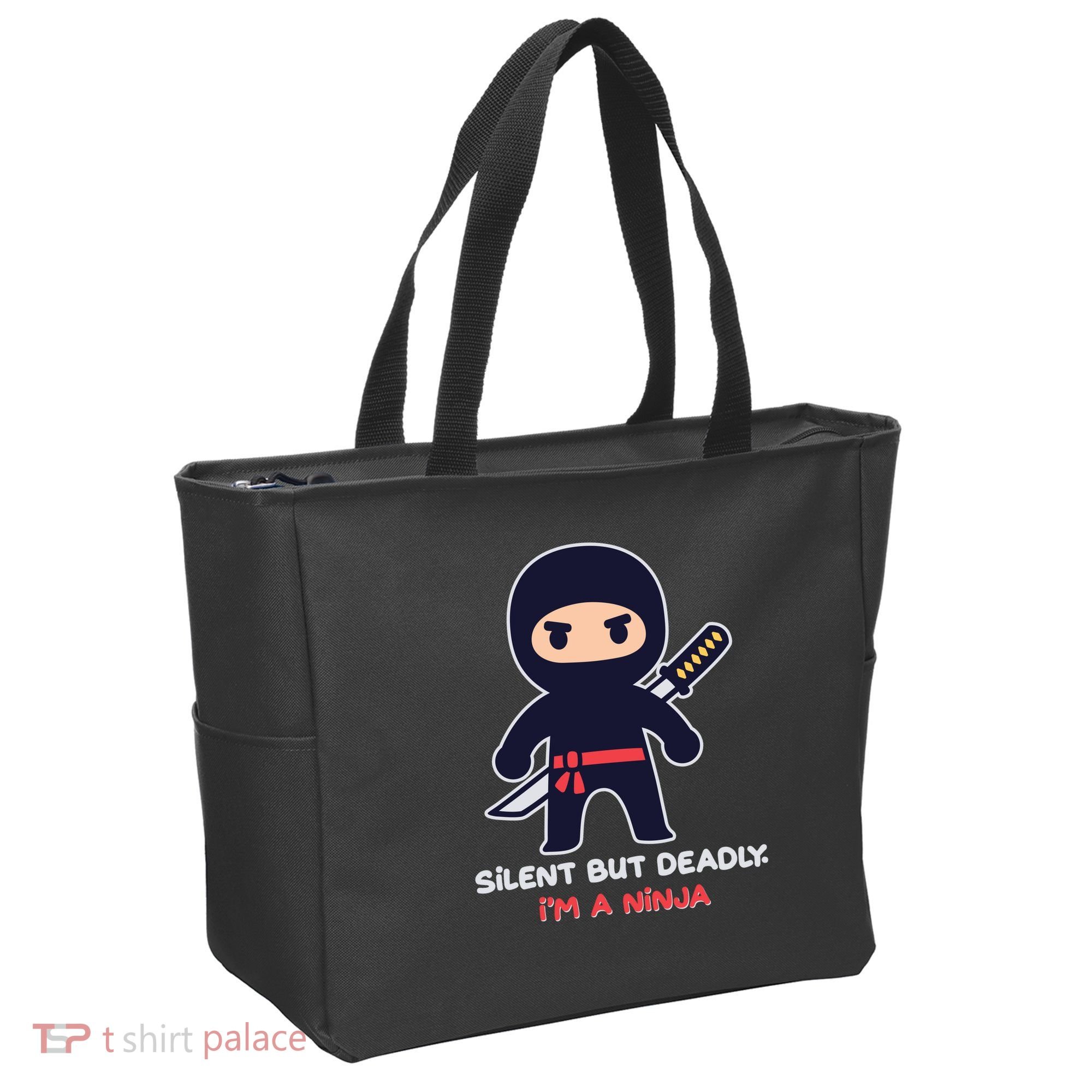Silent But Deadly I'm A Ninja Tote Bag