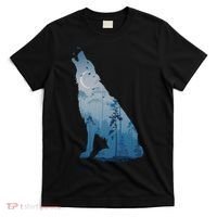 Silhouette Of The Howling Wolf T-Shirt thumb 0