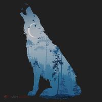 Silhouette Of The Howling Wolf Hat thumb 2