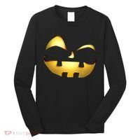 Silly Cool Jack O Lantern Face Long Sleeve Shirt thumb 0