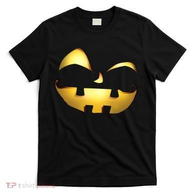Silly Cool Jack O Lantern Face T-Shirt