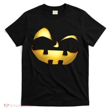 Silly Cool Jack O Lantern Face T-Shirt
