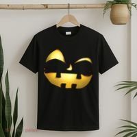 Silly Cool Jack O Lantern Face T-Shirt thumb 2