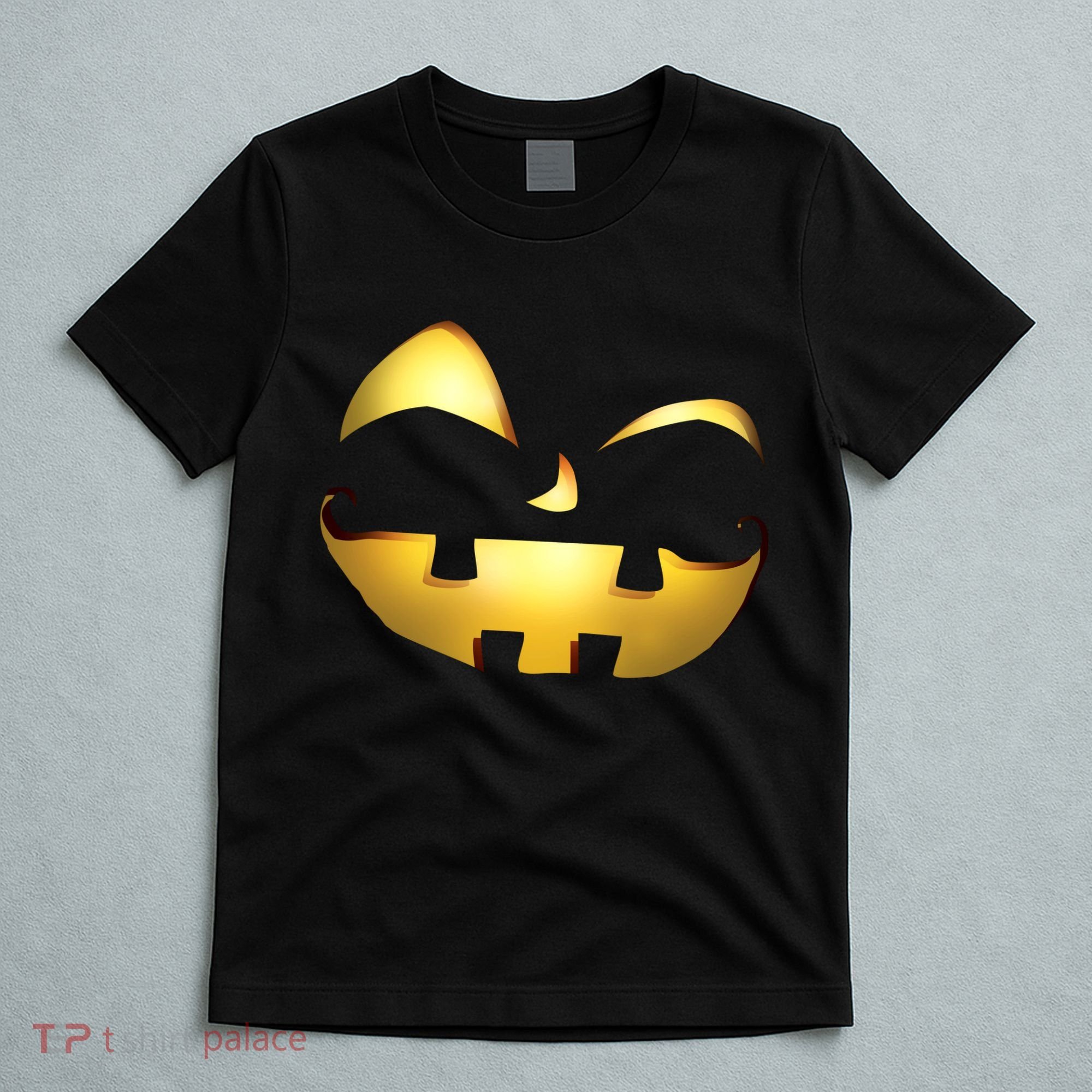 Silly Cool Jack O Lantern Face T-Shirt