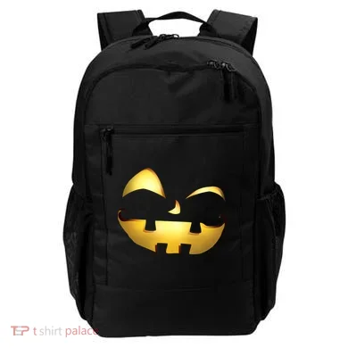 Silly Cool Jack O Lantern Face Backpack