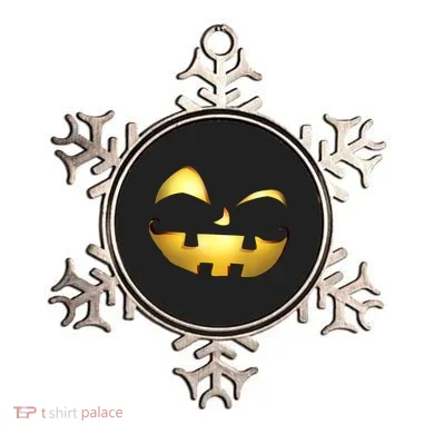 Silly Cool Jack O Lantern Face Ornament