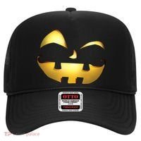 Silly Cool Jack O Lantern Face Hat thumb 0