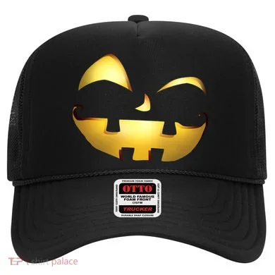 Silly Cool Jack O Lantern Face Hat