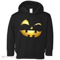 Silly Cool Jack O Lantern Face Toddler Hoodie thumb 0