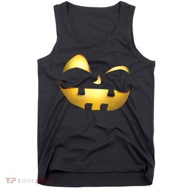 Silly Cool Jack O Lantern Face Tank Top