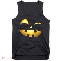 Silly Cool Jack O Lantern Face Tank Top thumb 0