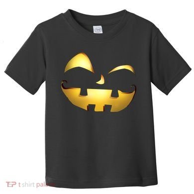 Silly Cool Jack O Lantern Face Toddler T-Shirt