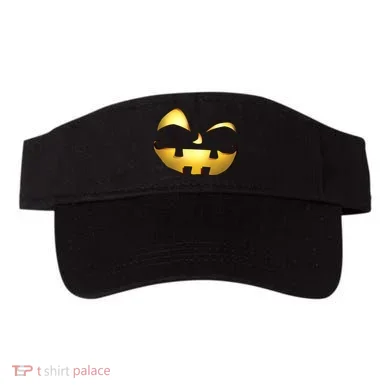 Silly Cool Jack O Lantern Face Visor