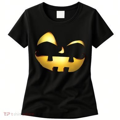 Silly Cool Jack O Lantern Face Women's T-Shirt