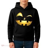 Silly Cool Jack O Lantern Face Kids Hoodie thumb 4