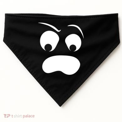 Silly Ghost Face USA-Made Doggie Bandana
