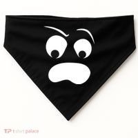 Silly Ghost Face USA-Made Doggie Bandana thumb 0