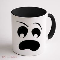 Silly Ghost Face Coffee Mug thumb 1