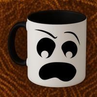 Silly Ghost Face Coffee Mug thumb 2