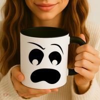 Silly Ghost Face Coffee Mug thumb 3
