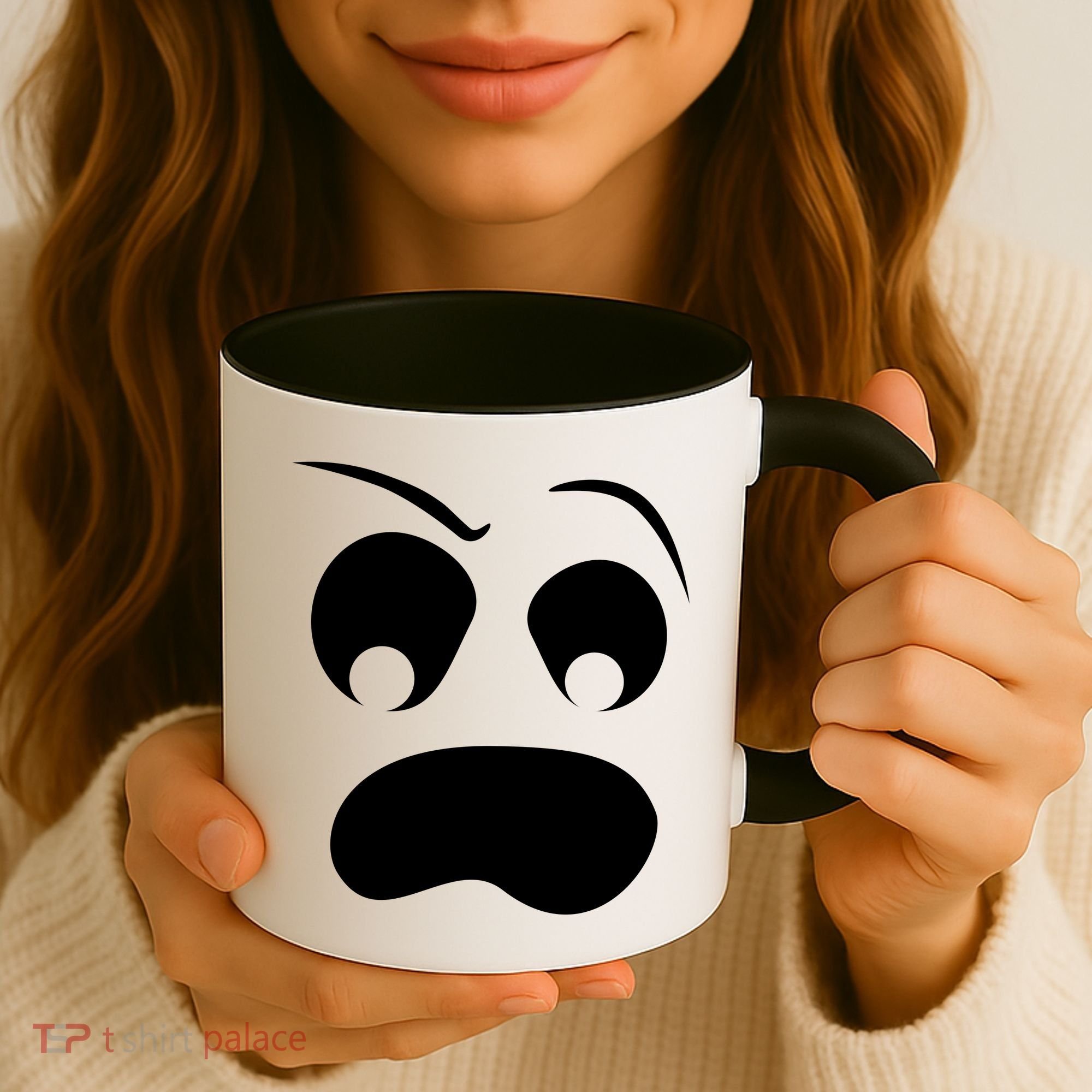 Silly Ghost Face Coffee Mug