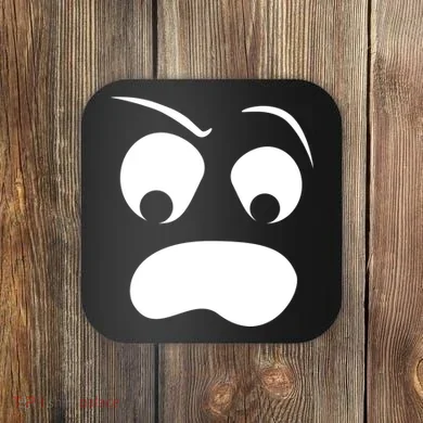Silly Ghost Face Coaster