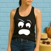 Silly Ghost Face Women's Tank Top thumb 2