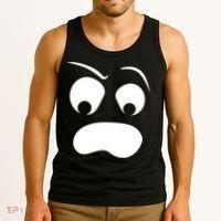 Silly Ghost Face Tank Top thumb 3