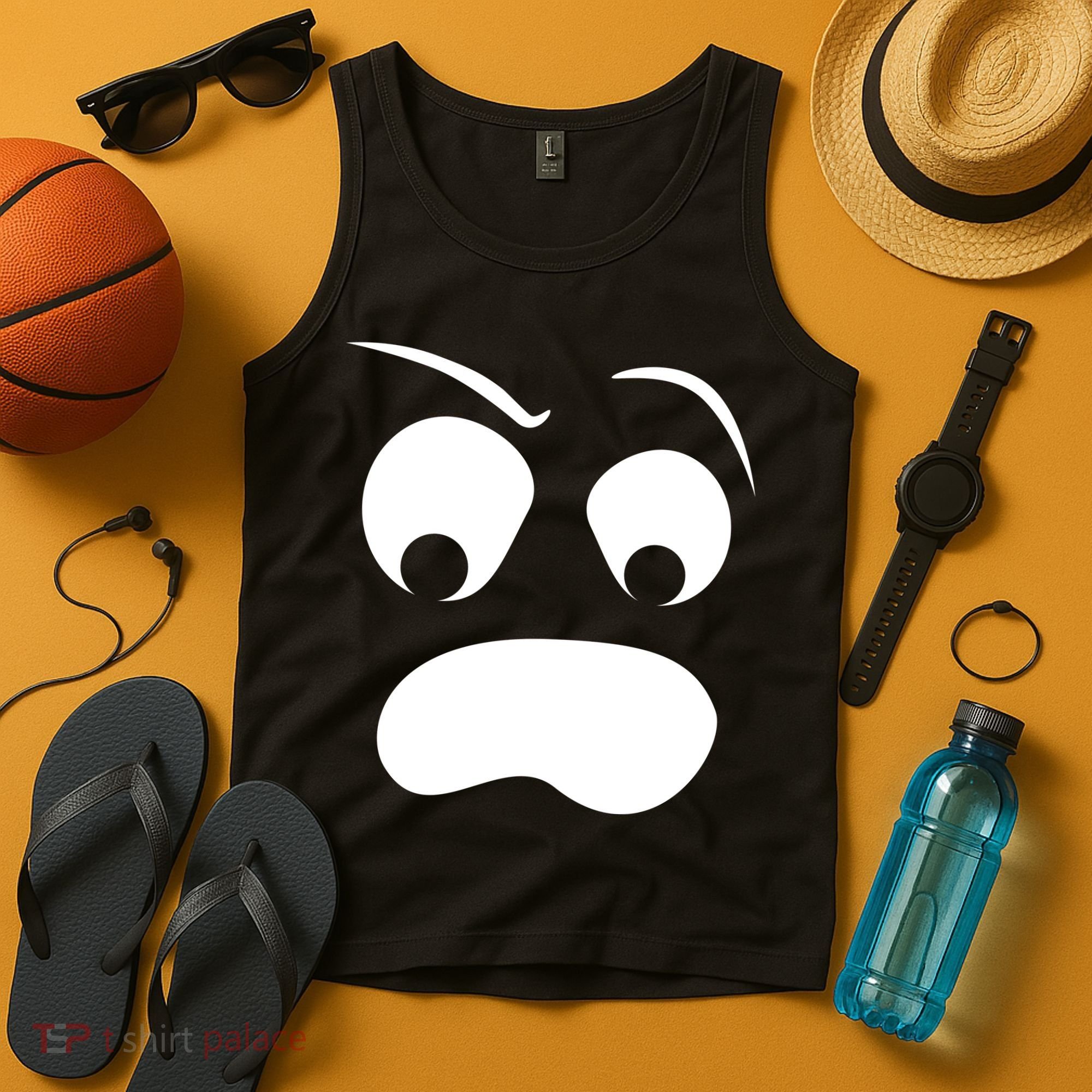 Silly Ghost Face Tank Top