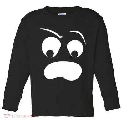 Silly Ghost Face Toddler Long Sleeve