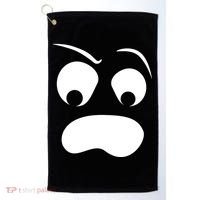 Silly Ghost Face Golf Towel thumb 0