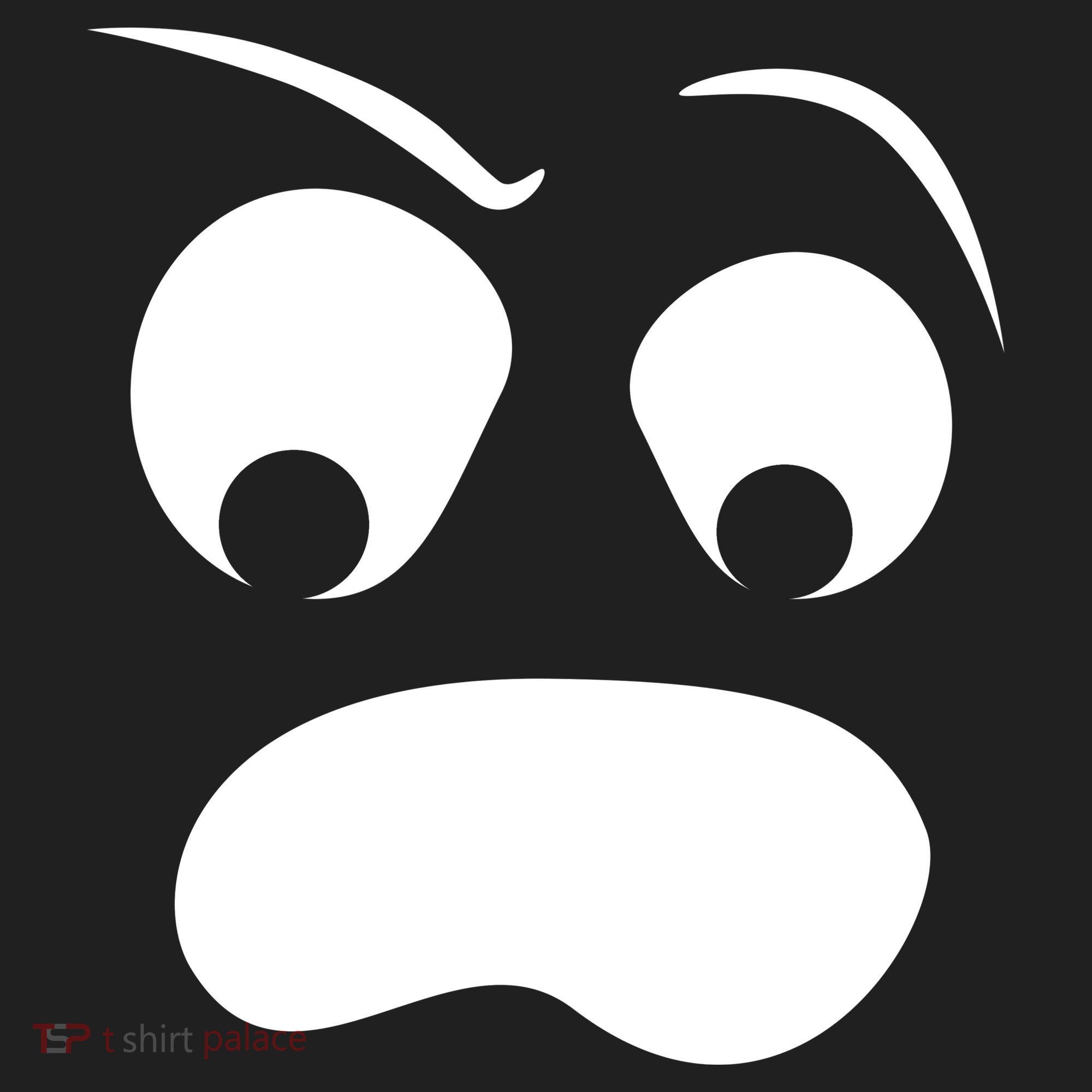 Silly Ghost Face Golf Towel