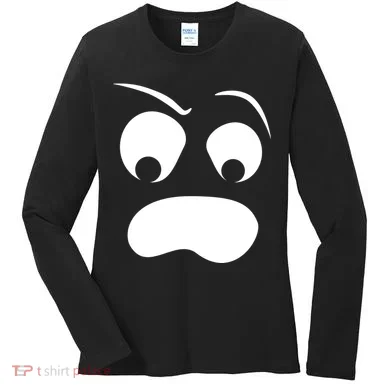 Silly Ghost Face Women's Long Sleeve Shirt