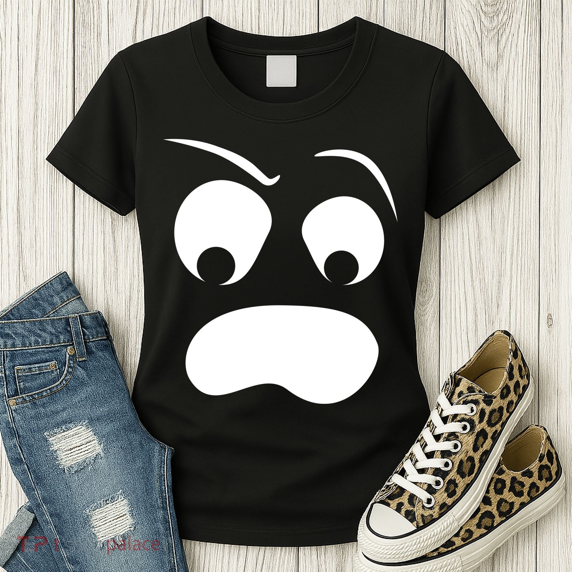 Silly Ghost Face Women's T-Shirt