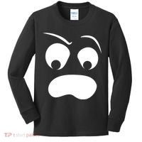 Silly Ghost Face Kids Long Sleeve Shirt thumb 0
