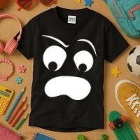 Silly Ghost Face Kids T-Shirt thumb 3