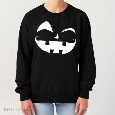 Silly Jack O' Lantern Face Women's Sweatshirt