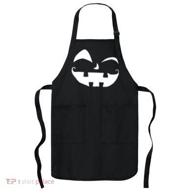 Silly Jack O' Lantern Face Apron